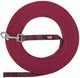 Trixie hondenriem - sleeplijn sangria 15mtr s m - rubber bekleed, geen handlus