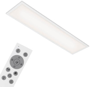 Briloner colour - led plafonniére - plafondlamp - ultraplat design - incl. afstandsbediening - cct kleurtemperatuurregeling - rgb-kleurwisselregeling - traploos dimbaar via afstandsbediening - ip20 - 24w