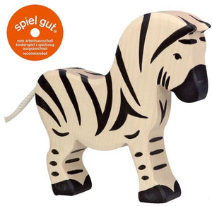 Goki holztiger zebra. 15 cm.