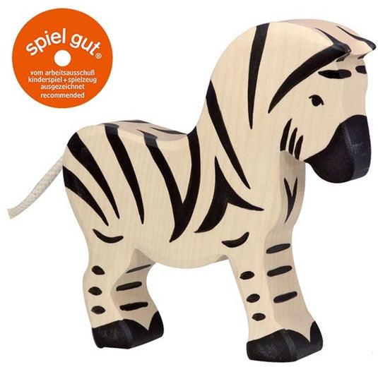 Goki holztiger zebra. 15 cm.