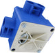 Busch-jaeger abb - centraaldoos - hafobox - 55mm - 5 8inch - incl. deksel - blauw