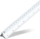 Aristo schaalstok g - lengte 30 cm - 1:15 :20 :25 :33 1 3 :50 :100 - wit kunststof - in beschermetui - ar-1314 1