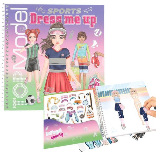 Depesche - topmodel dress me up stickerbook - sports