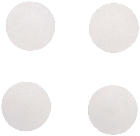 Maul magneet solid rond 4 stuks 0,8 kg kunststof ferriet bruchsicher ø 3.2 x 0.96 cm wit