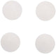 Maul magneet solid rond 4 stuks 0,8 kg kunststof ferriet bruchsicher ø 3.2 x 0.96 cm wit
