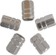 Carpoint ventieldopjes 5st zuiger zilver