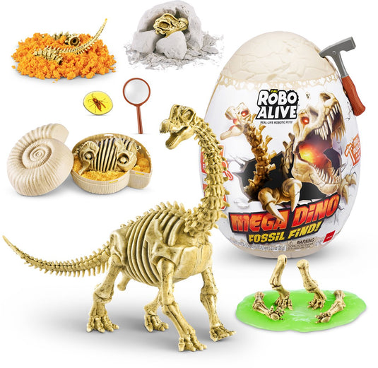 Robo alive zuru - - mega dino fossil find - speelgoedrobot - brontosaurs
