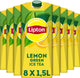 Lipton ice tea green pak - lemon - laag in calorieën - 8 x 1500 ml - voordeelverpakking
