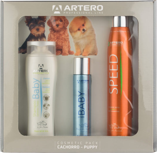 Artero - compleet honden verzorgings pakket - puppy's - 3 delig
