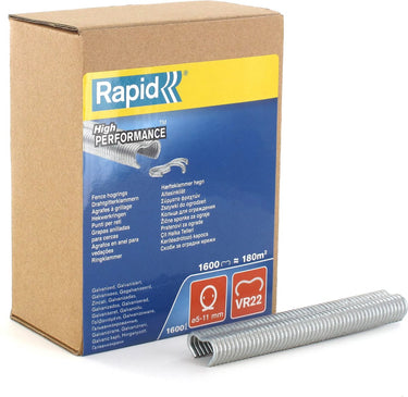 Rapid vr22 hekwerk hogringen, 1.600 stuks - 40108810 - 40108810