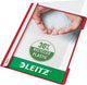 Leitz snelhechter a4 - 30% pre-consumer gerecycled plastic - 25 stuks - rood