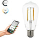 Eglo connect.z smart led lamp - e27 - ø 6,4 cm - instelbaar wit licht - dimbaar - zigbee