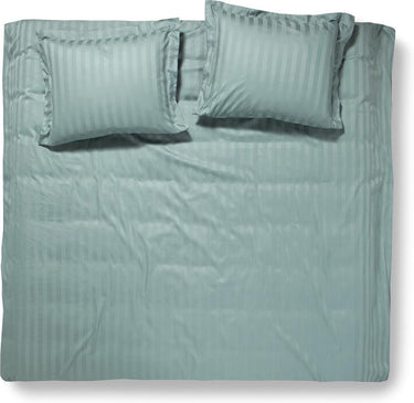 Damai - linea - dekbedovertrek - 200x200 220 cm - tweepersoons - groen + 2 kussenslopen 60x70