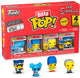 Funko bitty pop! - the simpsons - itchy marge simpson moe szyslak random chase