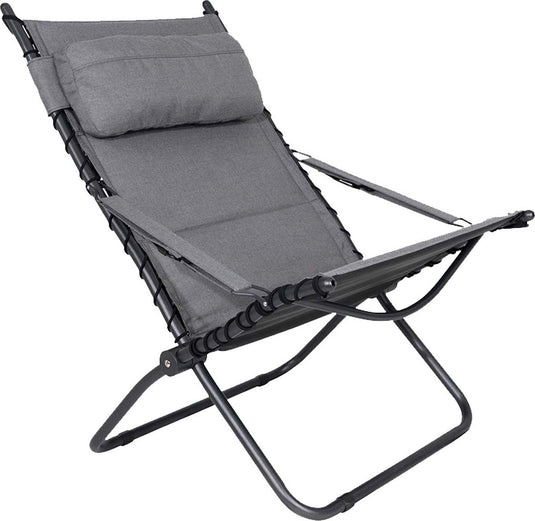 Crespo - loungestoel - ap 262 - tex-comfort - licht grijs
