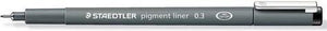 Staedtler - artist series - pigment liner - fineliner - zwart - 0.3 mm - 10 stuks
