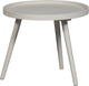 Woood mesa bijzettafel m - hout - zand - 45 cm x ø45