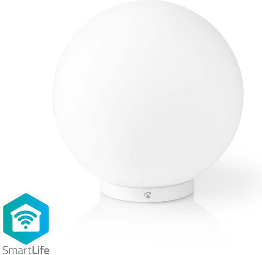 Nedis smartlife sfeerverlichting - wi-fi - rond - - 360 lm - rgb warm tot koel wit - 2700 - 6500 k - 5 w - glas - 1 stuks