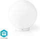 Nedis smartlife sfeerverlichting - wi-fi - rond - - 360 lm - rgb warm tot koel wit - 2700 - 6500 k - 5 w - glas - 1 stuks