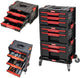 Patrol qbrick system pro - gereedschapskoffer set - mobiel - 7 laden - modulair