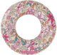 Swim essentials - zwemband - ø95 cm - meerkleurig - bloemenprint - kind - flamingohoofd