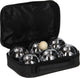 Get go jeu de boules set v - 6 ballen - chroom