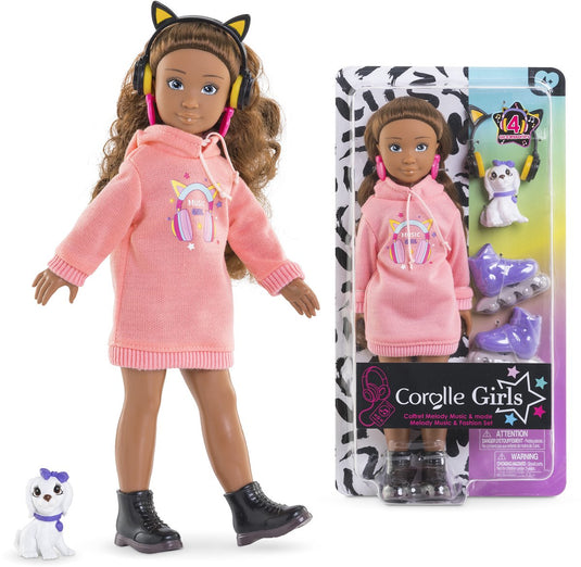 Corolle girls - melody music fashion modepop set