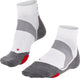 Falke bc5 anti-blaar katoen functioneel materiaal fietssokken unisex wit - maat 44-45