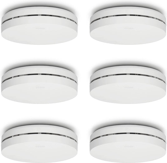 Alecto sa300 6-pack rookmelder - 10 jaar batterij - voldoet aan europese norm en14604 - 6 stuks