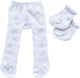 Heless poppenmaillot met sokken - sneeuwvlokken, 35-45 cm