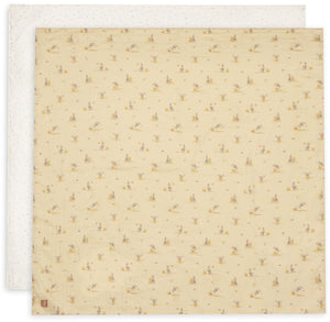 Jollein hydrofiele doek large - 115x115cm - kangaroots - 2 stuks