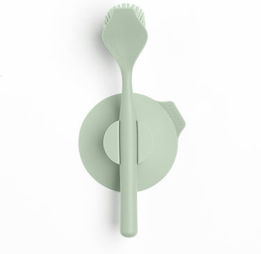 Brabantia sinkside afwasborstel - met zuignaphouder - jade green