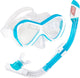 Atlantis abaco combo - snorkelset - duikbril - snorkel - kinderen - wit turquoise