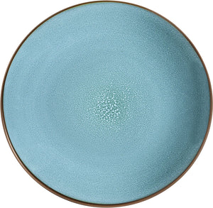 Medard de noblat - feeling turquoise - dessertbord 21 cm - 6 delig - stoneware