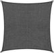 Abbey camp schaduwdoek - hdpe - 4 x 4 m - grijs - zonnedoek - rvs ringen - darwin-400