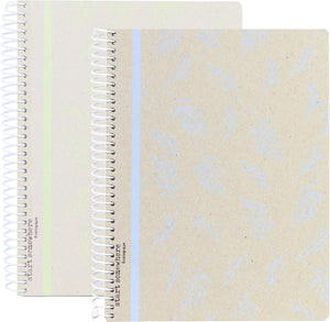 Kangaro ancor spiraalblok - ecologique - formaat a5 - met ruit 5mm - 2 stuks