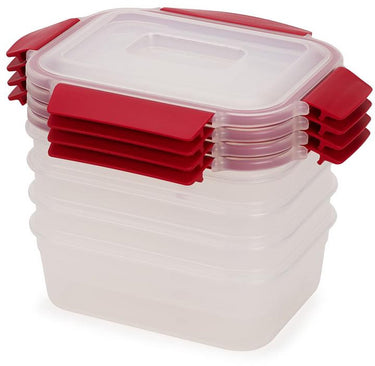 Joseph joseph nest lock 4-delige vershoudbakken set, vierkant, 1.1l