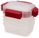 Joseph joseph nest lock 4-delige vershoudbakken set, vierkant, 1.1l