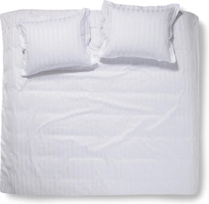 Damai linea - dekbedovertrek - tweepersoons - 200 x 200 220 cm - wit