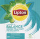 Lipton feel good selection green tea mint - 100 theezakjes - groene thee munt - grootverpakking - 1 doos