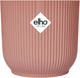 Elho vibes fold rond 18 - bloempot voor binnen - 100% gerecycled plastic - ø 18.4 x h 16.8 cm - delicaat roze