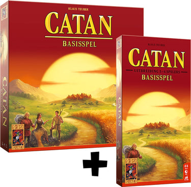 999games 999 games - catan voordeelbundel! basis + uitbreiding 5 6 bundel