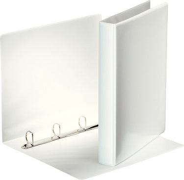 Esselte essentials panorama ringband a4- 4-rings - rugbreedte van 44mm - wit