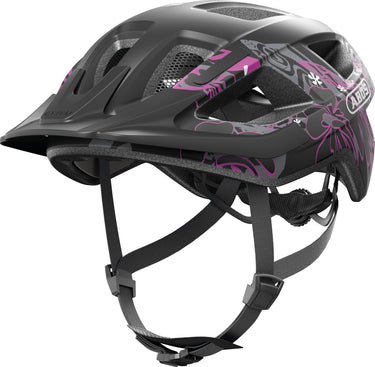 Abus fietshelm aduro 3.0 led maori blackberry s - 51-55 cm - zwart - geschikt voor gebruik op elektrische fietsen - stadsfietsen - 295 g