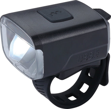 Bbb cycling stud33 koplamp fiets - fietsverlichting usb oplaadbaar - voorlicht stadsfiets - racefiets verlichting - 130 lumen - accu 10 uur - waterdicht - bls-143