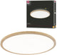 Paulmann led-paneel atria shine backlight ip44 rond 420 mm 22w 2300lm 3000k houtlook