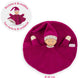 Corolle knuffeldoek roze grenadine baby knuffelpopje 17cm zacht speelgoed.
