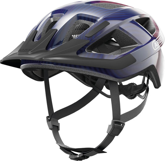 Abus fietshelm aduro 3.0 purple waves s - 51-55 cm - paars - geschikt voor gebruik op elektrische fietsen - stadsfietsen - 280 g