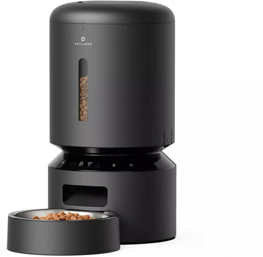 Petlibro granary automatische wifi voerbak - voerbak - 5 l zwart