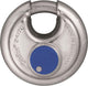 Abus discushangslot - 70mm - rvs - met blauwe beschermkap (verpakt in blister)